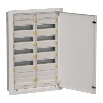 TITAN 5 Корпус металлический ЩРв-120 (2х60) 880х625х130мм IP31 серый (одна дверь)