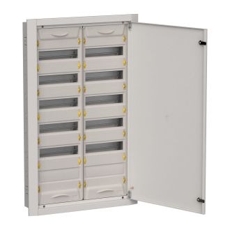 TITAN 5 Корпус металлический ЩРв-144 (2х72) 1005х625х130мм IP31 серый (одна дверь)