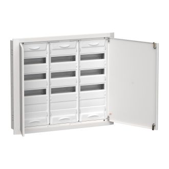 TITAN 5 Корпус металлический ЩРв-144 (3х48) 755х885х130мм IP31 белый (две двери)