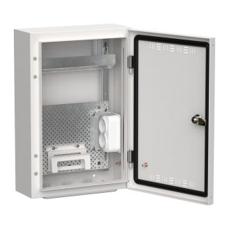 TITAN 5 Корпус мультимедиа ЩРн-24 (1х24) 460х310х140мм IP30 белый