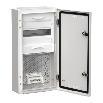 TITAN 5 Корпус комбинированный ЩРн-12 (1х36) 585х310х140мм IP30 белый