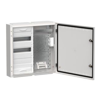 TITAN 5 Корпус комбинированный ЩРн-36 (2х36) 585х570х140мм IP30 белый