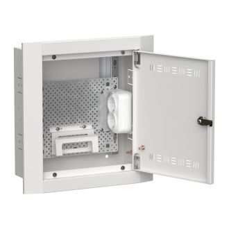 TITAN 5 Корпус мультимедиа ЩРв-12 (1х12) 380х365х130мм IP30 белый
