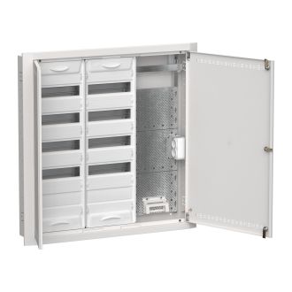 TITAN 5 Корпус комбинированный ЩРв-120 (3х60) 880х885х130мм IP30 белый