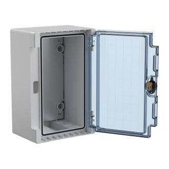 TETRA Корпус пластиковый ЩМПп 300х200х130мм прозрачная дверь IP66