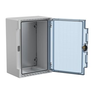 TETRA Корпус пластиковый ЩМПп 350х250х150мм прозрачная дверь IP66