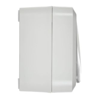 TORS Блок розетка + выключатель горизонтальный 16А IP55 белый