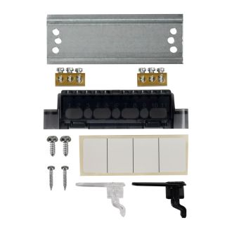 UNION Compact Корпус пластиковый ЩРН-П-4 IP41 черная прозрачная дверь