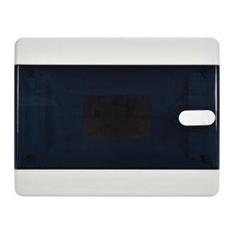 UNION Compact Корпус пластиковый ЩРН-П-8 IP41 черная прозрачная дверь