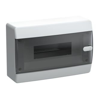 UNION Compact Корпус пластиковый ЩРН-П-12 IP41 черная прозрачная дверь