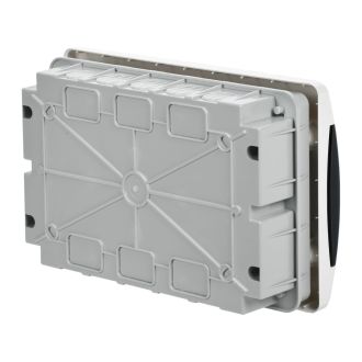 UNION Compact Корпус пластиковый ЩРВ-П-12 IP41 черная прозрачная дверь