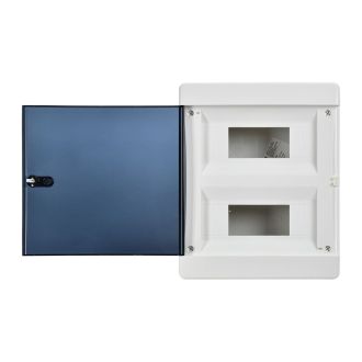 UNION Compact Корпус пластиковый ЩРВ-П-18 IP41 черная прозрачная дверь