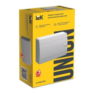UNION Compact Корпус пластиковый ЩРН-П-12 IP41 белая дверь