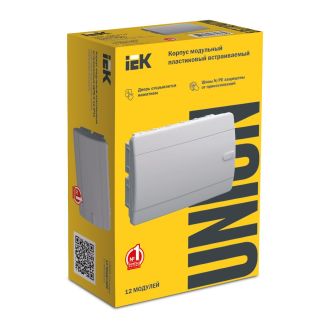 UNION Compact Корпус пластиковый ЩРВ-П-12 IP41 белая дверь
