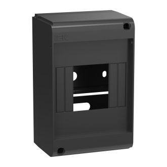 UNION Mini Корпус пластиковый КМПн-4 IP20 без двери черный