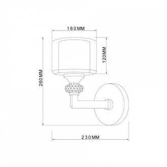 Бра Vele Luce VL1054W01
