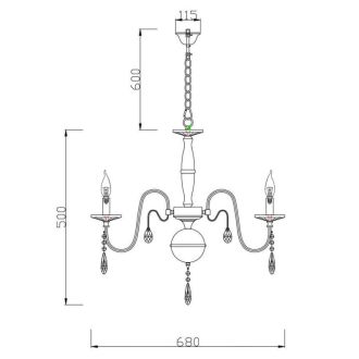 Подвесная люстра Vele Luce VL1794L06