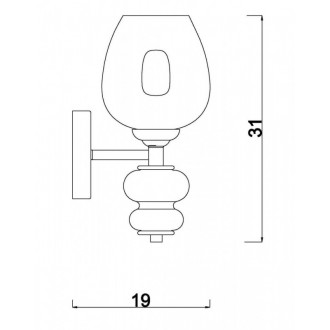 Бра Vele Luce VL2103W01