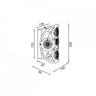 Бра Vele Luce VL3143W01