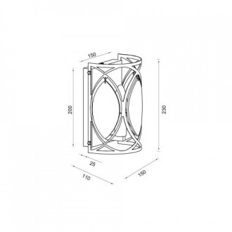 Бра Vele Luce VL3153W01