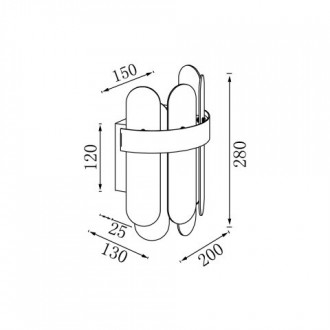 Бра Vele Luce VL3195W02