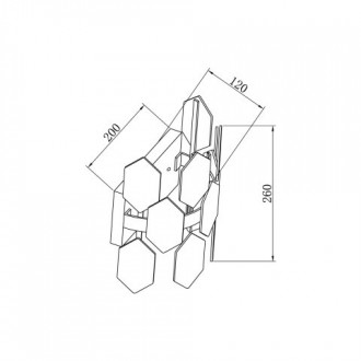 Бра Vele Luce VL4153W01