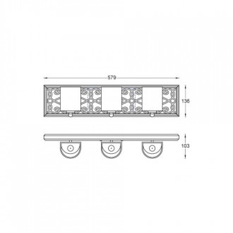 Бра Vele Luce VL4164W03