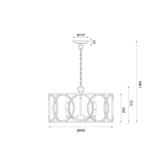 Подвесная люстра Vele Luce VL4224P05