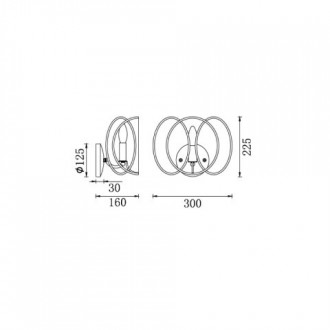 Бра Vele Luce VL4234W01