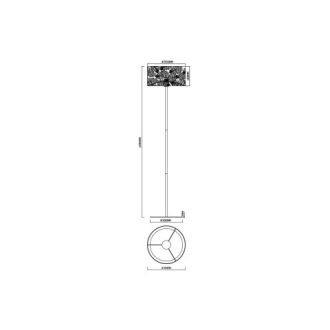 Торшер Vele Luce VL4292F01