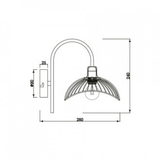 Бра Vele Luce VL5387W01