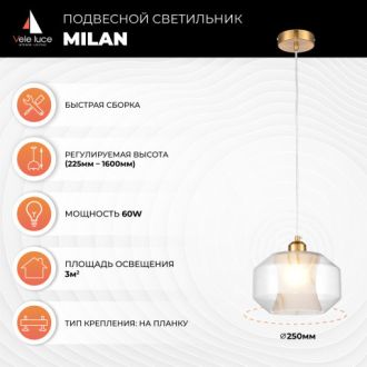 Подвесной светильник Vele Luce VL5724P11