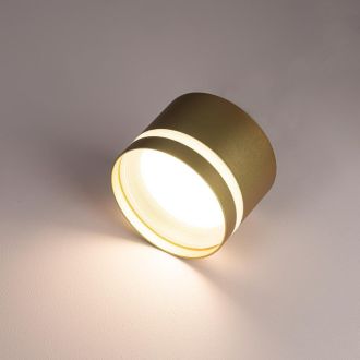 Накладной светильник Citilux Hardy CL002C12, GX53, 15 Вт, золото матовое/белый