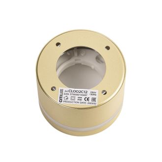 Накладной светильник Citilux Hardy CL002C12, GX53, 15 Вт, золото матовое/белый