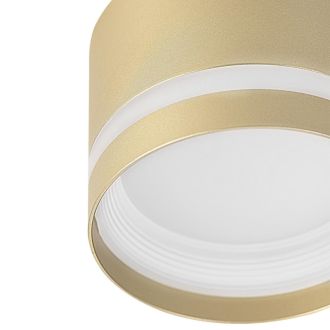 Накладной светильник Citilux Hardy CL002C12, GX53, 15 Вт, золото матовое/белый