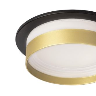 Встраиваемый светильник Citilux Hardy CL002D14, GX53, 15 Вт, бронзовый/белый