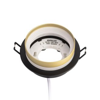 Встраиваемый светильник Citilux Hardy CL002D14, GX53, 15 Вт, бронзовый/белый