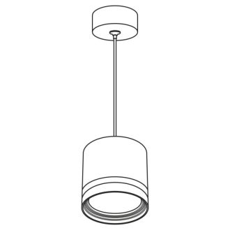 Подвесной светильник Citilux Hardy CL002P11, GX53, 15 Вт, черный