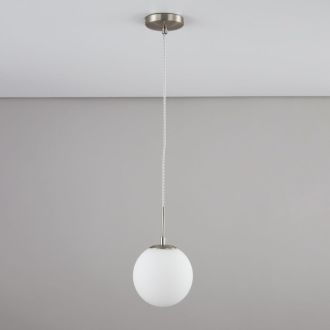 Подвесной светильник Citilux Томми CL102014, E14, 40 Вт, хром матовый/белый