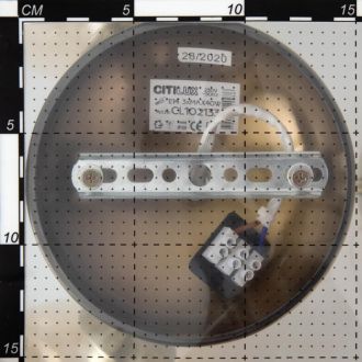 Люстра на штанге Citilux Томми CL102133, 3×E14 по 40 Вт, бронзовый/прозрачный