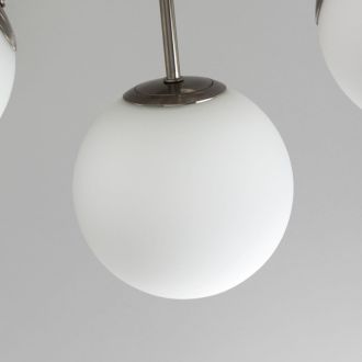 Накладная люстра Citilux Томми CL102154, 5×E14 по 40 Вт, хром/белый
