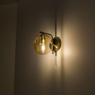 Бра Citilux Томми CL102313, E14, 40 Вт, бронзовый/прозрачный