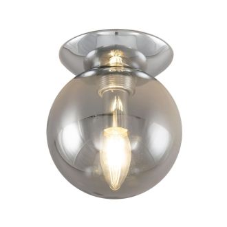 Накладной светильник Citilux Томми CL102510, E14, 40 Вт, хром/серый