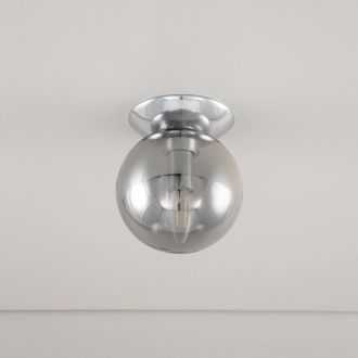 Накладной светильник Citilux Томми CL102510, E14, 40 Вт, хром/серый
