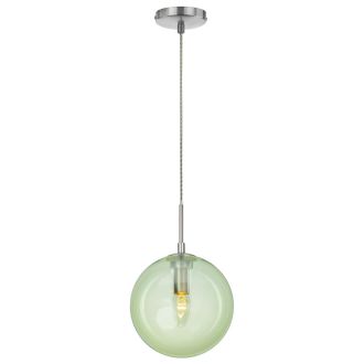 Подвесной светильник Citilux Томми CL102626, E14, 40 Вт, хром матовый/зеленый