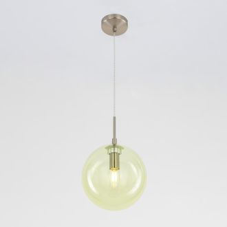 Подвесной светильник Citilux Томми CL102626, E14, 40 Вт, хром матовый/зеленый