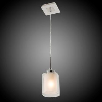 Подвесной светильник Citilux Риволи CL104110, E27, 75 Вт, серый/прозрачный