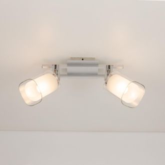 Спот Citilux Риволи CL104120, 2×E27 по 75 Вт, серый/прозрачный