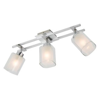 Спот Citilux Риволи CL104130, 3×E27 по 75 Вт, серый/прозрачный