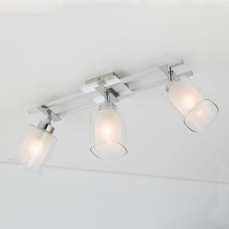 Спот Citilux Риволи CL104130, 3×E27 по 75 Вт, серый/прозрачный